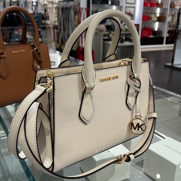 Michael Kors Sheila Sm Center Zip Satchel Shoulder Crossbody Bag Non Leather - Picture 3 of 16